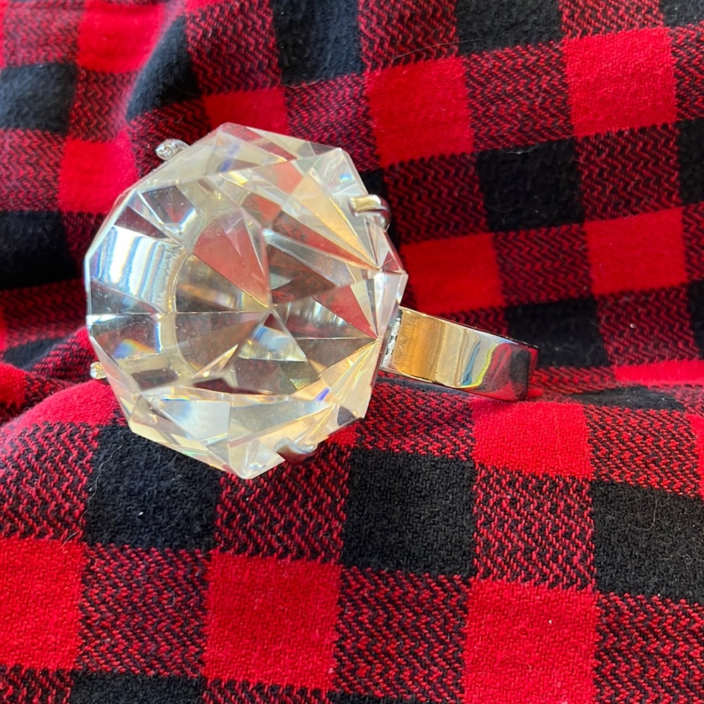 Giant Glass Engagement Ring 💍 Gag gift